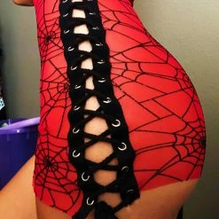 Disco Lemonade Red Spidey Dress