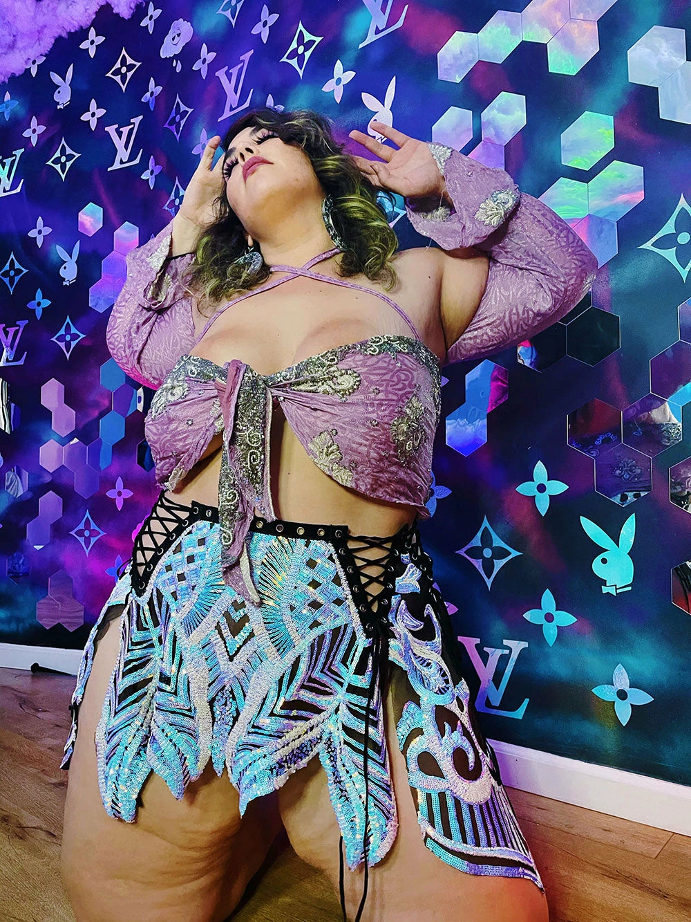 Disco Lemonade Curvy Fairy Disco Skirt - Black Detailing - More Colorz! 4 Disco Lemonade Curvy Fairy Disco Skirt - Black Detailing - More Colorz!