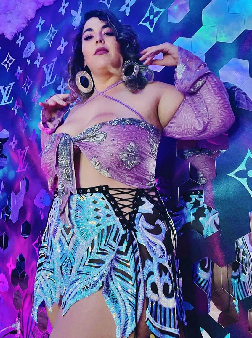 Disco Lemonade Curvy Fairy Disco Skirt - Black Detailing - More Colorz! 1 Disco Lemonade Curvy Fairy Disco Skirt - Black Detailing - More Colorz!