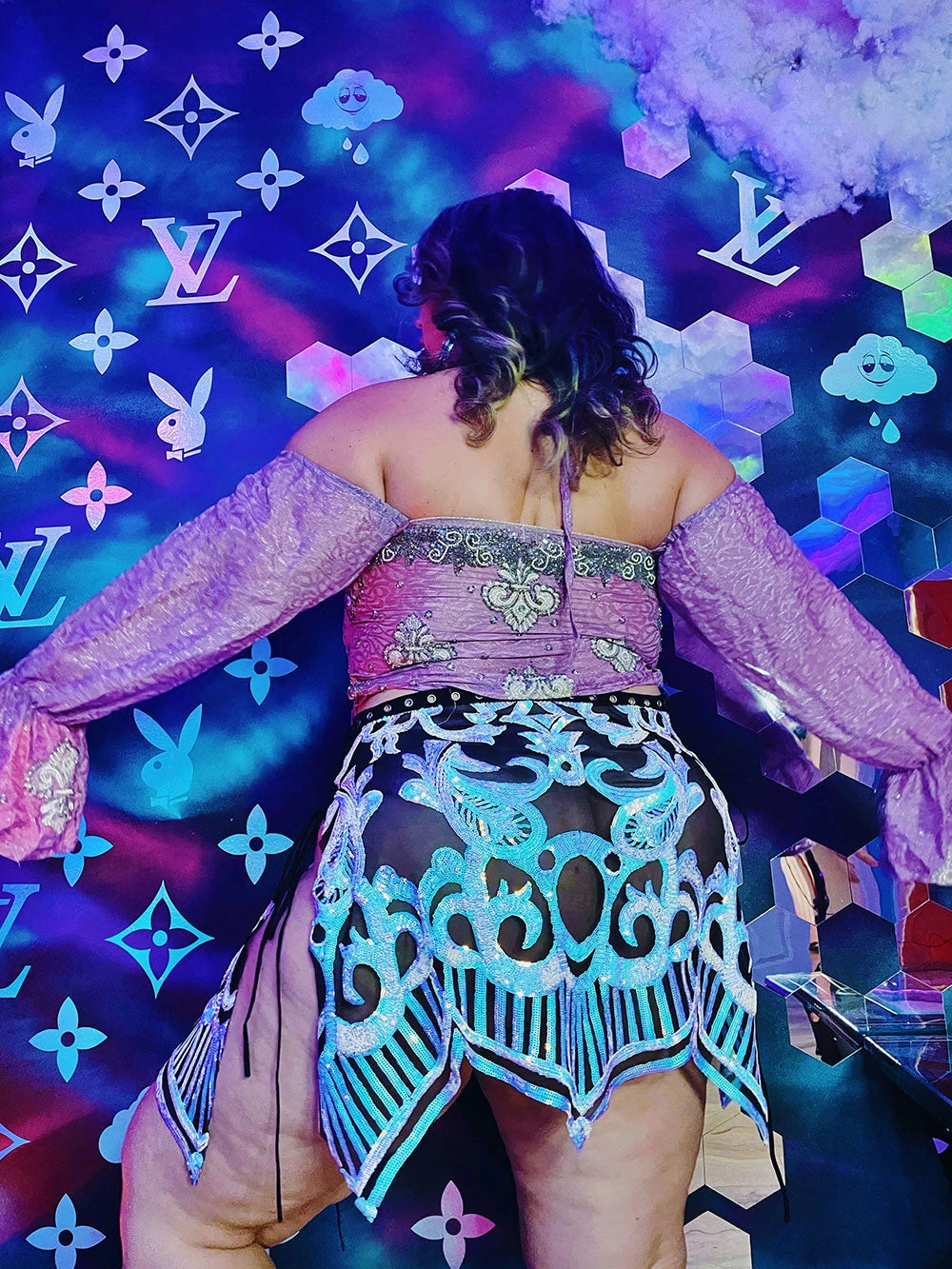 Disco Lemonade Curvy Fairy Disco Skirt - Black Detailing - More Colorz! 2 Disco Lemonade Curvy Fairy Disco Skirt - Black Detailing - More Colorz!