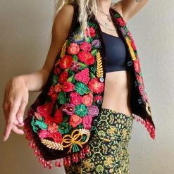 Disco Lemonade Rose Garden Vest ༅