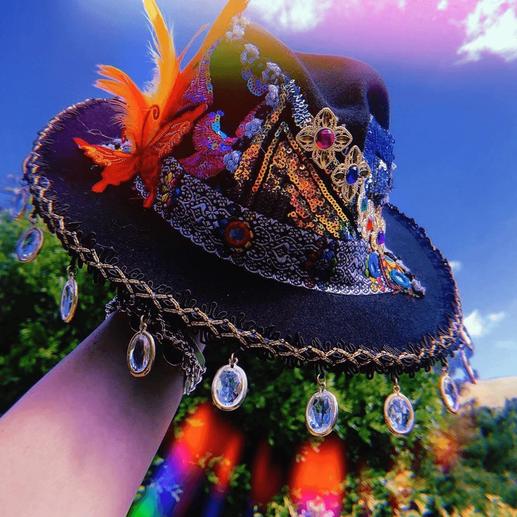 Disco Lemonade Hazey Hat ☽༓・ 5 Disco Lemonade Hazey Hat ☽༓・