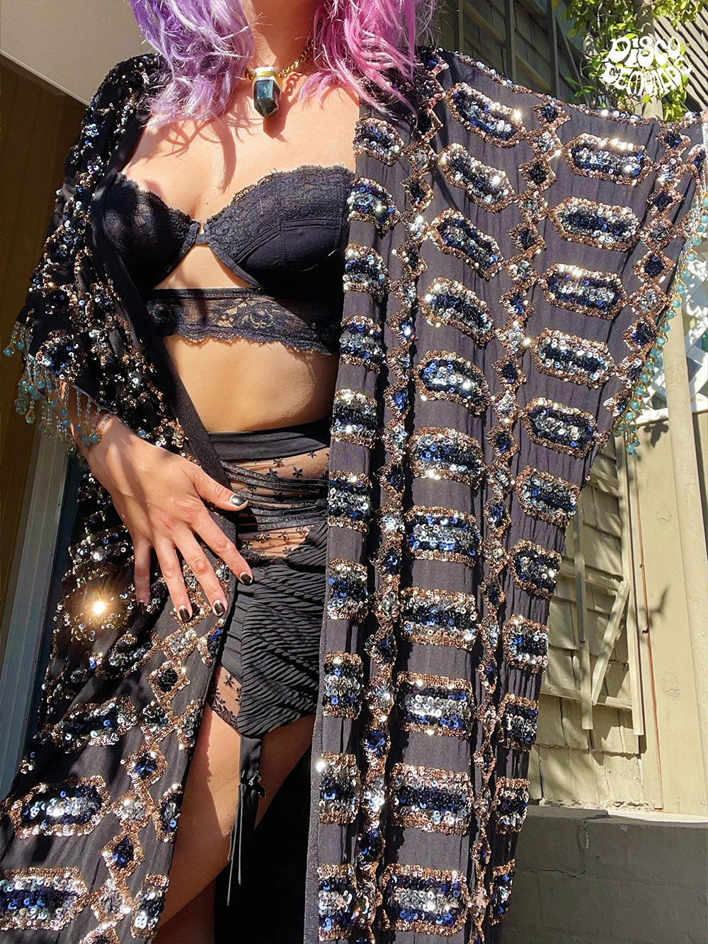 Disco Lemonade OUTERWEAR Lunar Lights Robe 2 Disco Lemonade OUTERWEAR Lunar Lights Robe