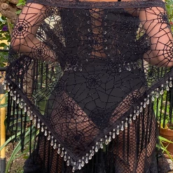 Disco Lemonade Black Widow GODDESS SHAWLZ