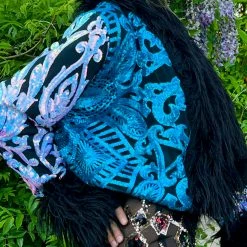 Disco Lemonade Lux X Disco: Break The Ice Cropped Coat - Size S