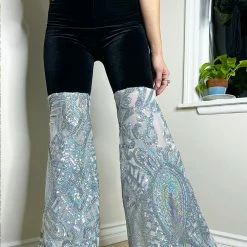 Disco Lemonade Lux X Disco: Human Disco Ball Bell Bottoms | Size XS