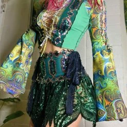 Disco Lemonade Earth Fractal Faerie ONE OF A KIND