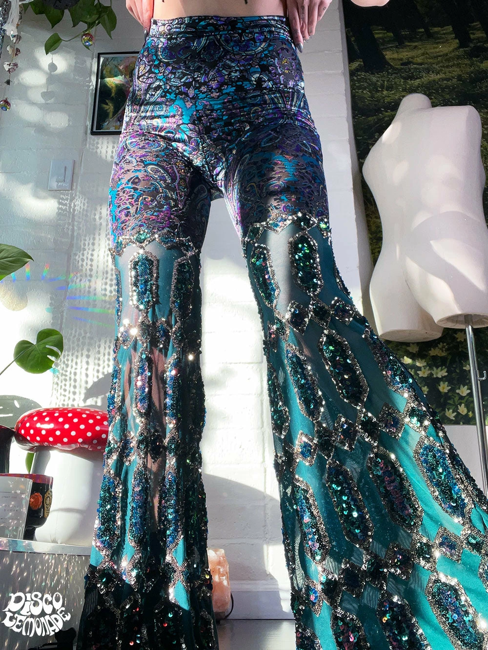 Disco Lemonade Lux X Disco: Paisley Emerald Bells 1 Disco Lemonade Lux X Disco: Paisley Emerald Bells