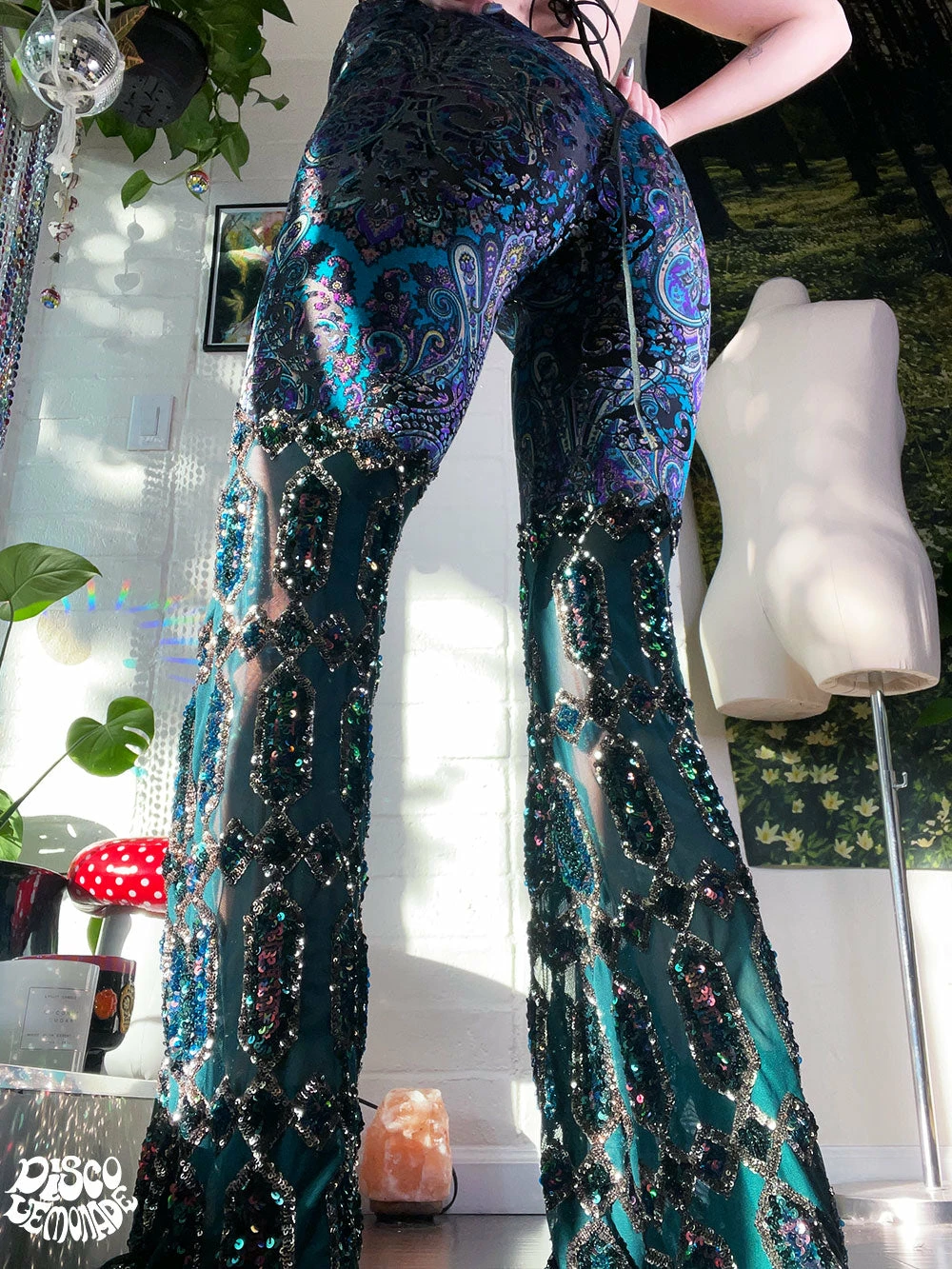 Disco Lemonade Lux X Disco: Paisley Emerald Bells 3 Disco Lemonade Lux X Disco: Paisley Emerald Bells