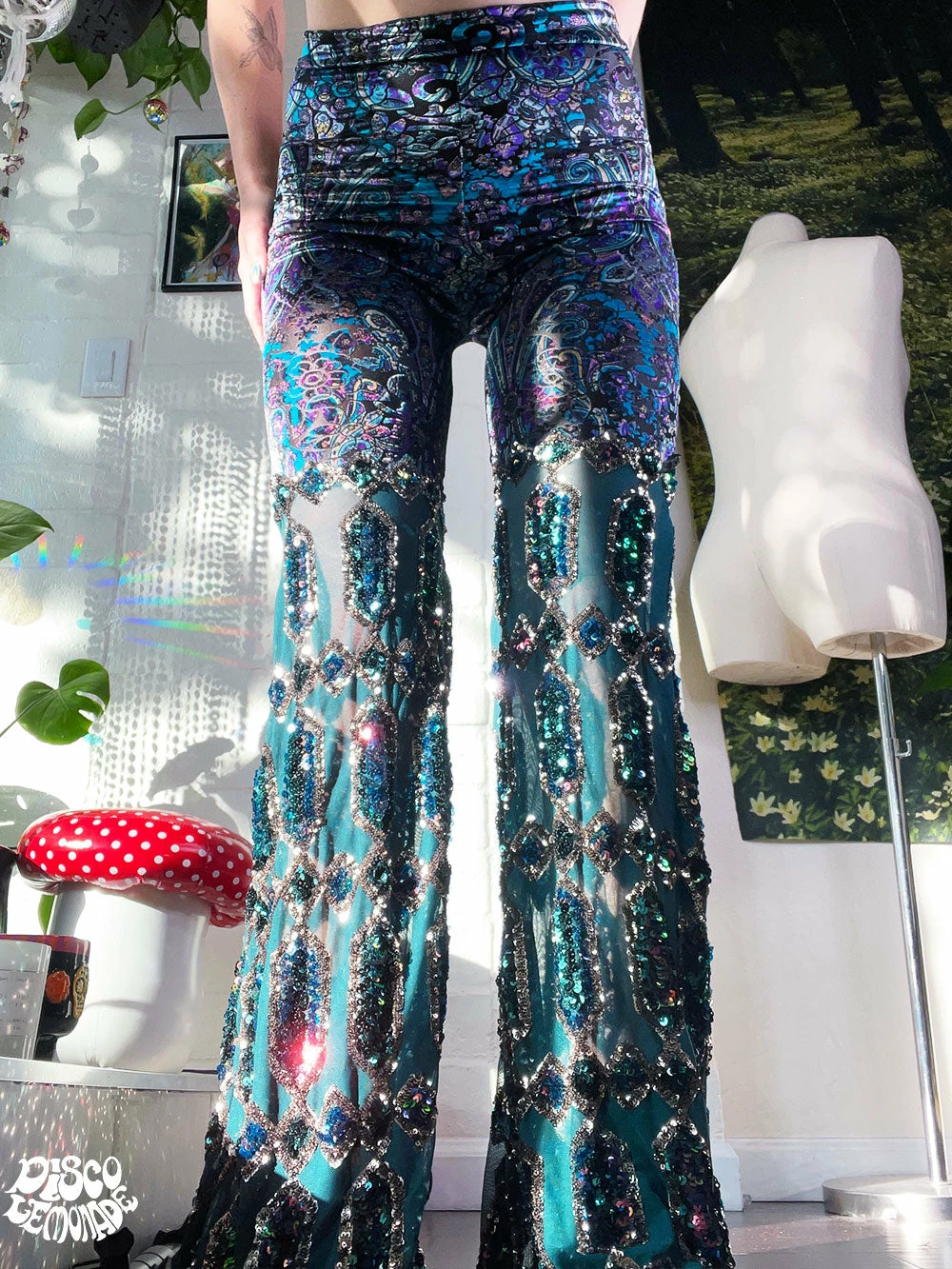 Disco Lemonade Lux X Disco: Paisley Emerald Bells 2 Disco Lemonade Lux X Disco: Paisley Emerald Bells