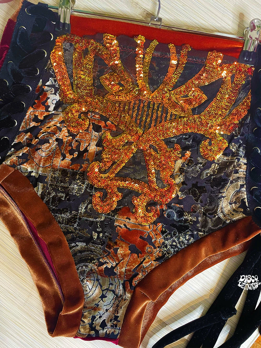 Disco Lemonade Lux X Disco: Fire Archer Shorts - Size XL BOTTOMS 2 Disco Lemonade Lux X Disco: Fire Archer Shorts - Size XL BOTTOMS