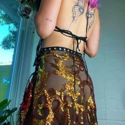 Disco Lemonade DISCO DRESSES Fire Queen - Size Large 6 Disco Lemonade DISCO DRESSES Fire Queen - Size Large