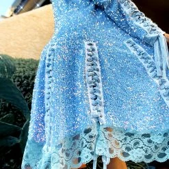 Disco Lemonade SHOP FAIRY ARMOR Lux X Disco: Fear & Loathing Duster - Blue