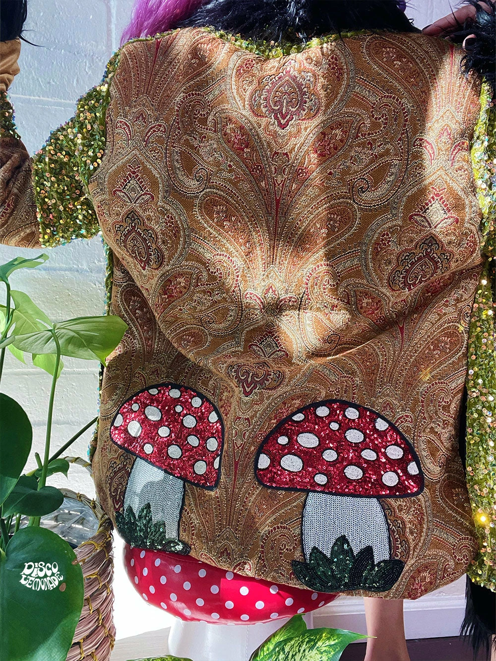 Disco Lemonade Lux X Disco: Fungi Coat - Size Medium OUTERWEAR 1 Disco Lemonade Lux X Disco: Fungi Coat - Size Medium OUTERWEAR