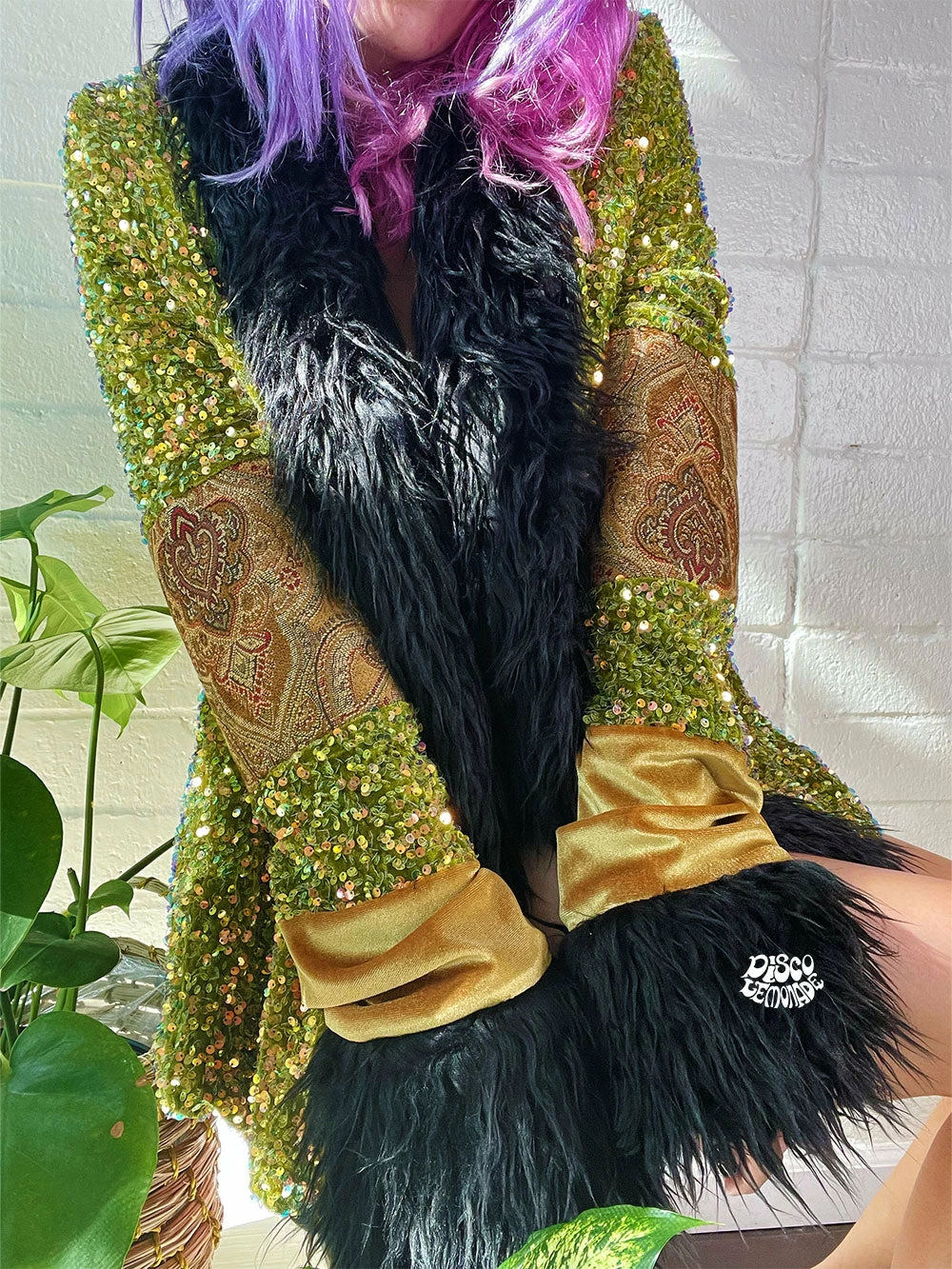 Disco Lemonade Lux X Disco: Fungi Coat - Size Medium OUTERWEAR 3 Disco Lemonade Lux X Disco: Fungi Coat - Size Medium OUTERWEAR