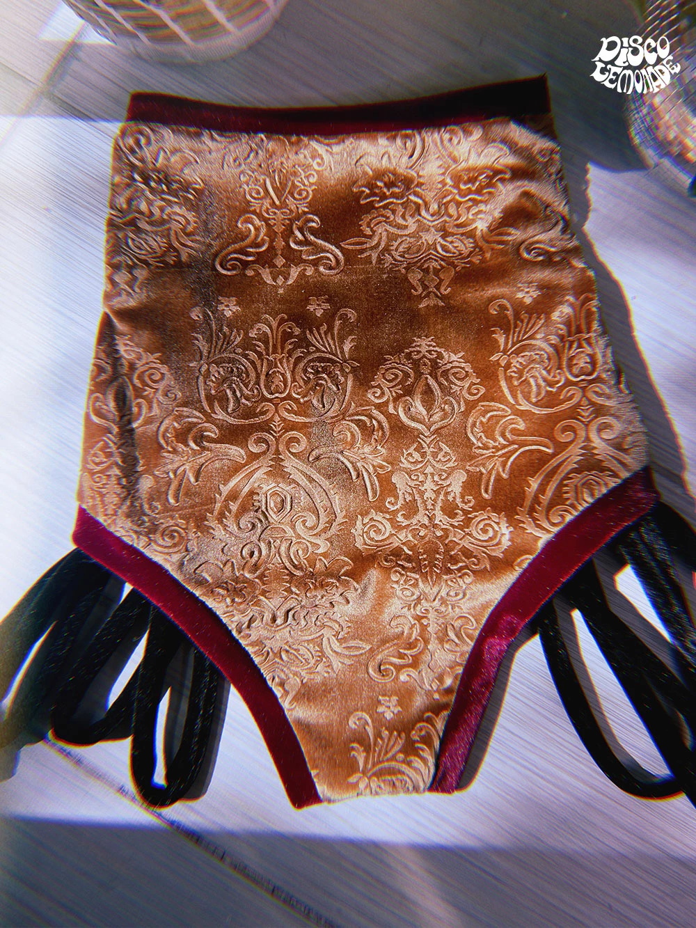 Disco Lemonade Lux X Disco: Lava Shorts - Size XS 2 Disco Lemonade Lux X Disco: Lava Shorts - Size XS