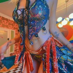 Disco Clothing Store 19 Disco Lemonade Lux X Disco: Midsommar Bustle Set