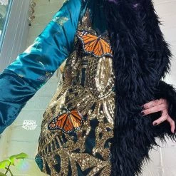 Disco Lemonade Lux X Disco: Monarch Coat - Size Small OUTERWEAR