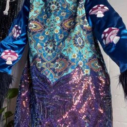 Disco Lemonade Lux X Disco: Rococo In Morocco Coat - Size Small OUTERWEAR