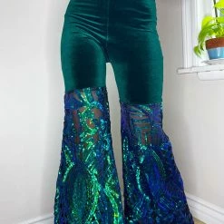 Disco Lemonade Lux X Disco: Oceanlab Bell Bottoms | Size S ONE OF A KIND