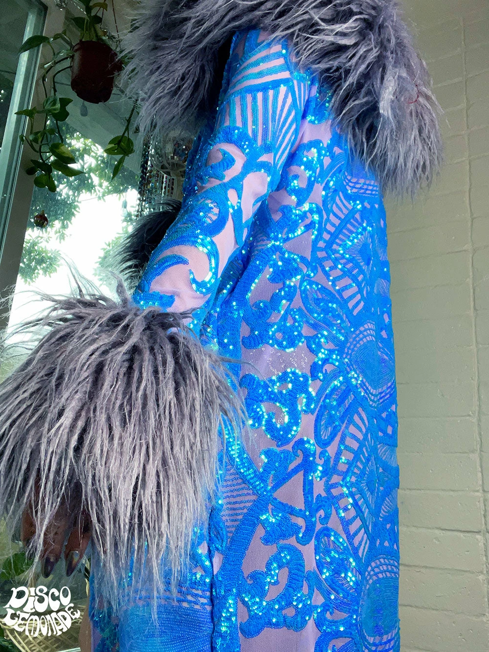 Disco Lemonade OUTERWEAR Lux X Disco: Lavender Jewelz Duster 1 Disco Lemonade OUTERWEAR Lux X Disco: Lavender Jewelz Duster