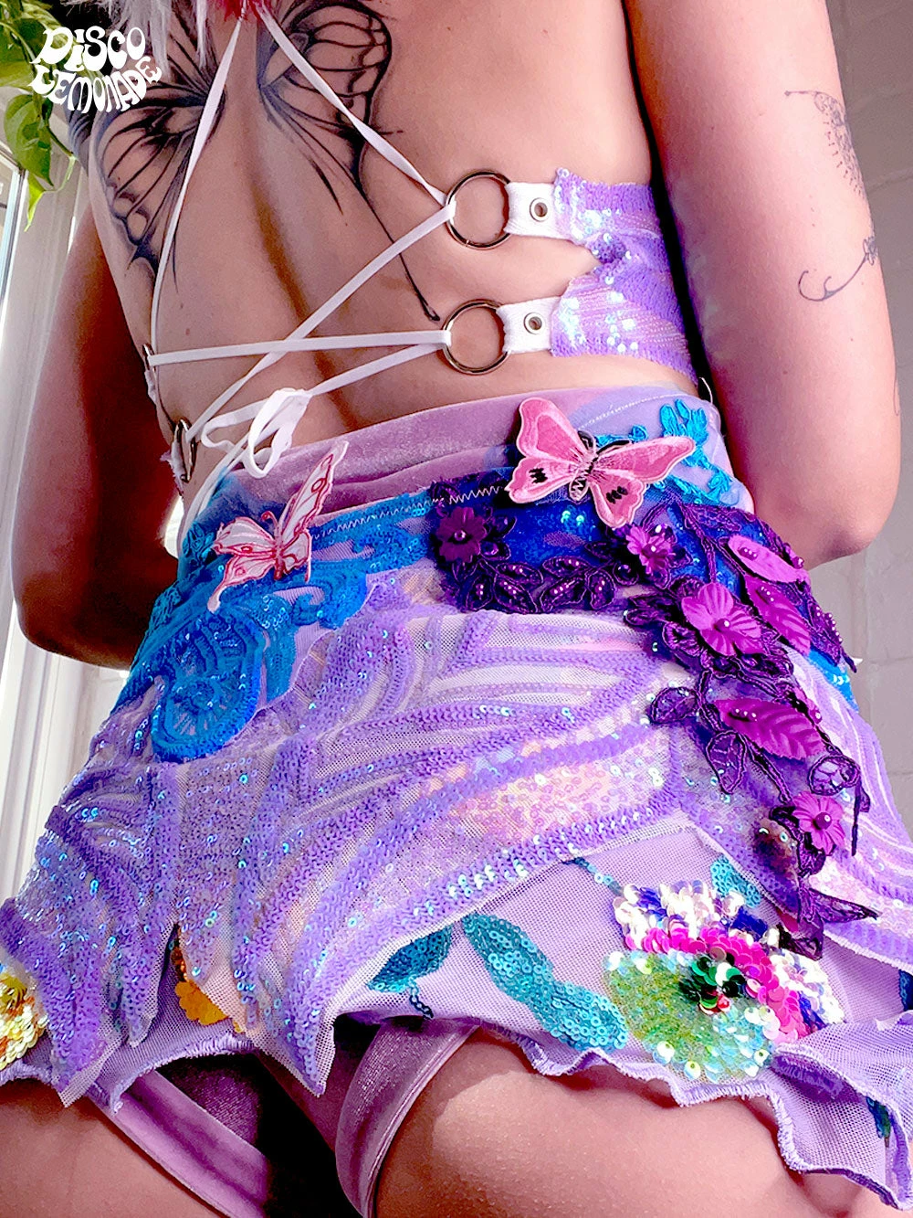 Disco Lemonade Lux X Disco: Rosemary Faerie Bustle Set ONE OF A KIND 3 Disco Lemonade Lux X Disco: Rosemary Faerie Bustle Set ONE OF A KIND