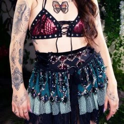 Disco Lemonade Lux X Disco: Rouge Kisses Set - Size Small/Medium ONE OF A KIND