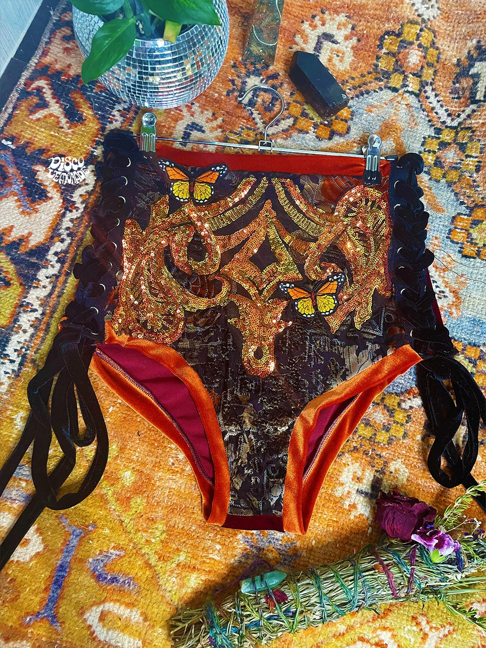 Disco Lemonade Lux X Disco: Solar Plexus Shorts - Size Large 1 Disco Lemonade Lux X Disco: Solar Plexus Shorts - Size Large