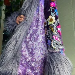 Disco Lemonade OUTERWEAR Lux X Disco: Taro Coat - Size Small