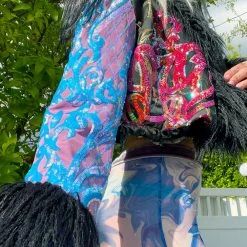 Disco Lemonade OUTERWEAR Lux X Disco: Toxic Pony Cropped Coat - Size M