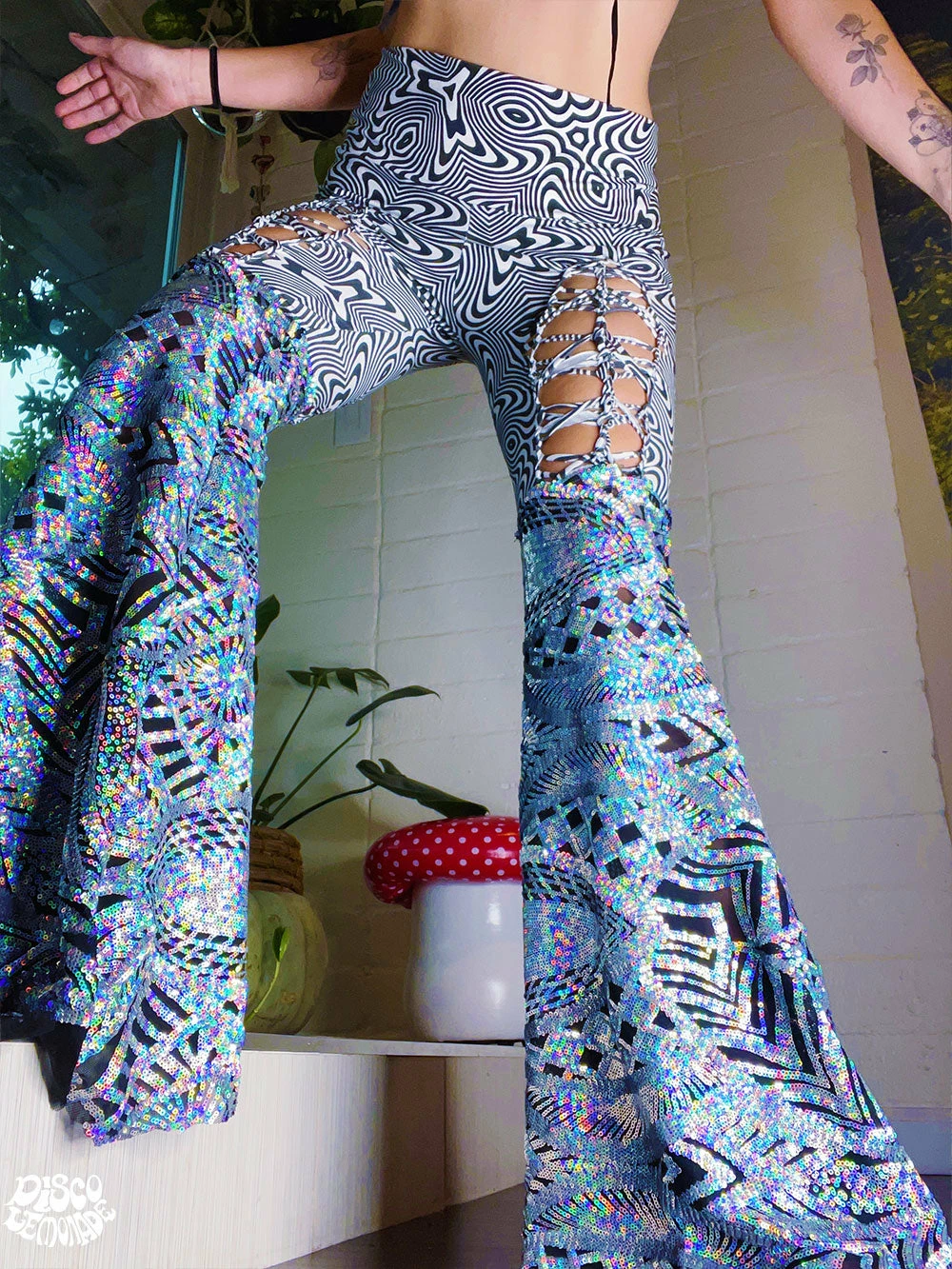 Disco Lemonade Swirlin' Vertigo Bells - Size Large 1 Disco Lemonade Swirlin' Vertigo Bells - Size Large